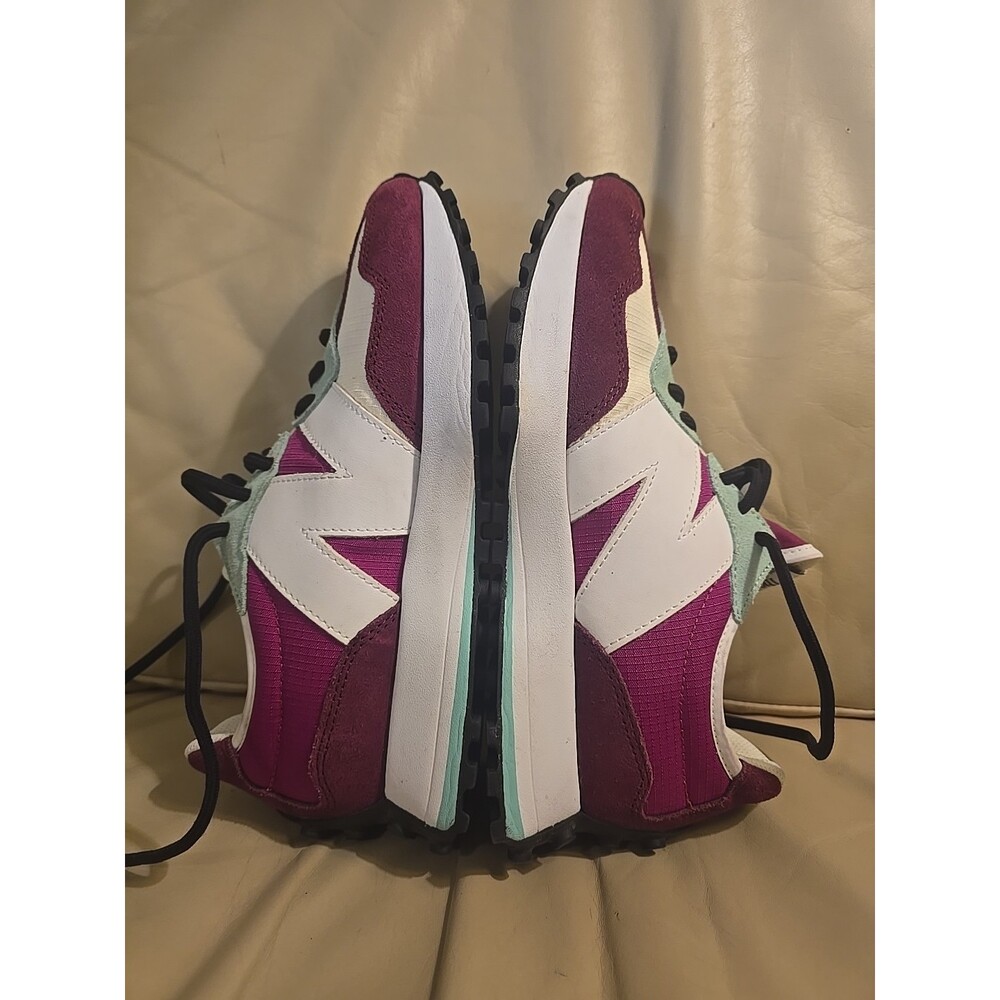New Balance 327 Women's Athletic Shoes Retro Style Purple White Teal Size 8.5 - Picture 10 of 11